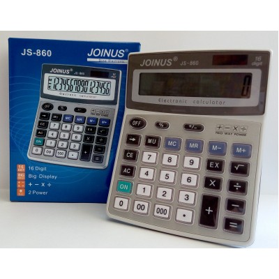 Калькулятор JS-860 16 разрядов(20,5х16)